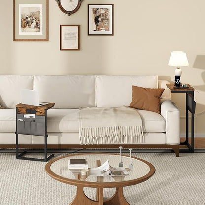 HOOBRO C Shaped End Tables - Image 2