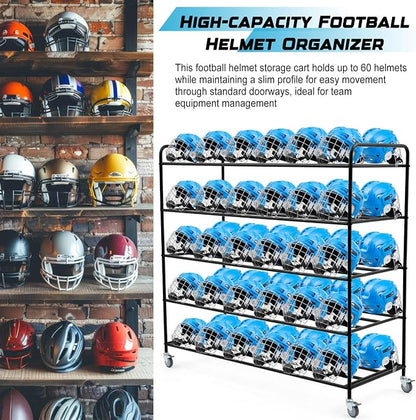MorningRo Football Helmet Cart Heavy Duty - Image 5