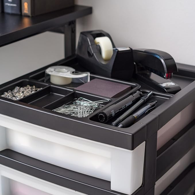 IRIS USA 6-Drawer Rolling Storage Cart - Image 9
