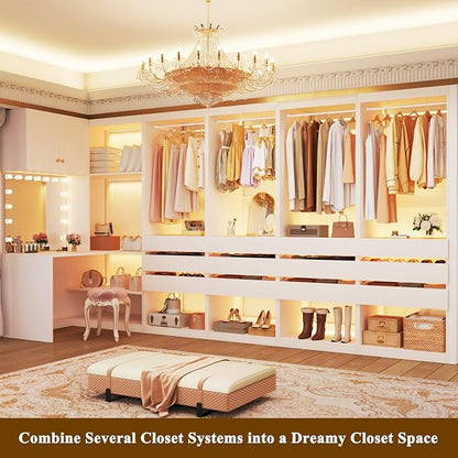 HUAHUU Freestanding 2FT Closet System - Image 2