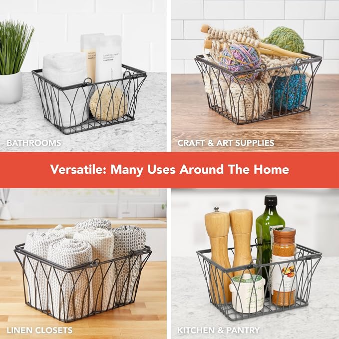 Spectrum Black Wire Basket - Image 4