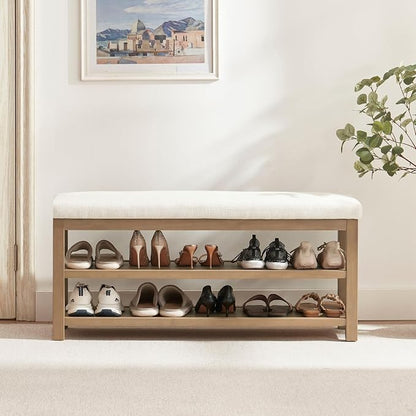 Zihanhome 2 Tier Shoe Rack Bench by Zihanhome