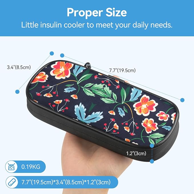 Insulin Cooler Travel Case Diabetic Medication Insulated Cool Organizer - Image 5