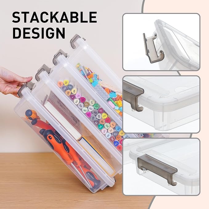 Citylife 3 PCS Plastic Storage Bins - Image 3