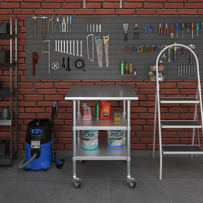 AmGood Stainless Steel Work Table - Image 8