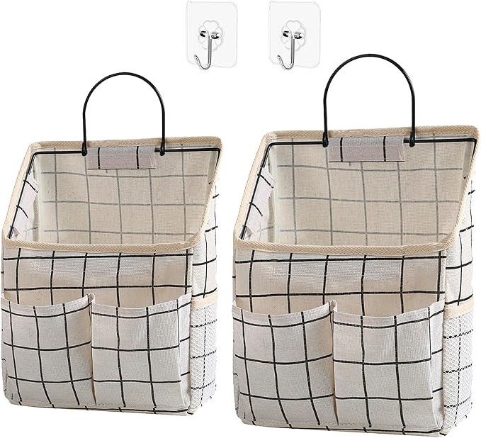 2 Pack Wall Hanging Storage Bags, Organizer by Someteth