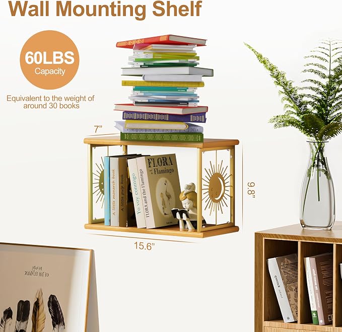 Floating Nightstand Wall Mounted - Image 2