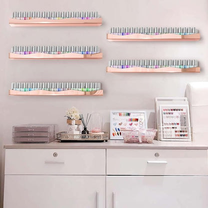 Wall-Mounted Nail Polish Organizer Rack - Image 7
