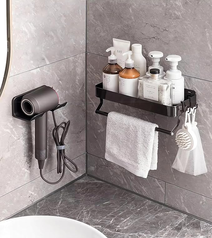 Universal Hair Dryer Holder, Blow Dryer Hanger Wall Mount - Image 2