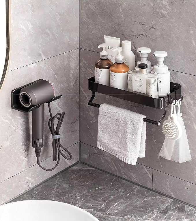 Universal Hair Dryer Holder, Blow Dryer Hanger Wall Mount - Image 3