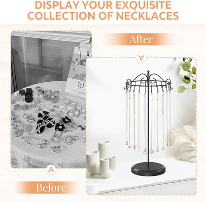 iDavosic.ly Rotating Necklace Holder Organizer - Image 6