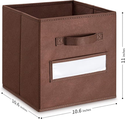 11 Inch Storage Cube, Storage bin, cube storage Foldable Fabric Cube Storage - Image 3