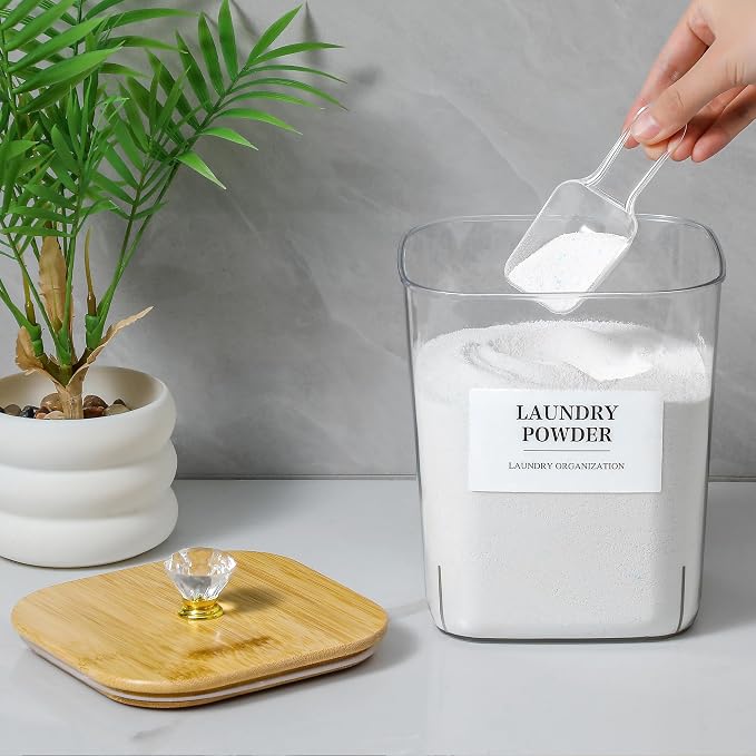 3 Pack Plastic Laundry Pods Container & Dryer Sheet Holder - Image 7