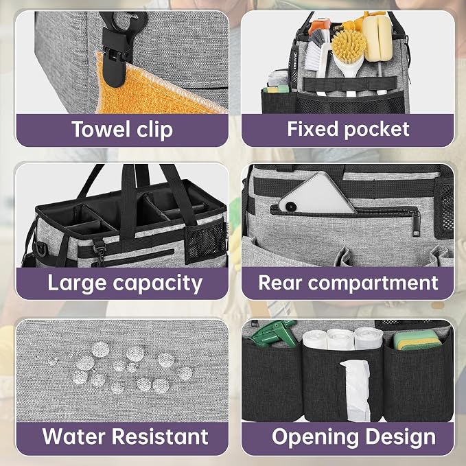IBVIVIC Wearable Cleaning Caddy Bag - Image 4