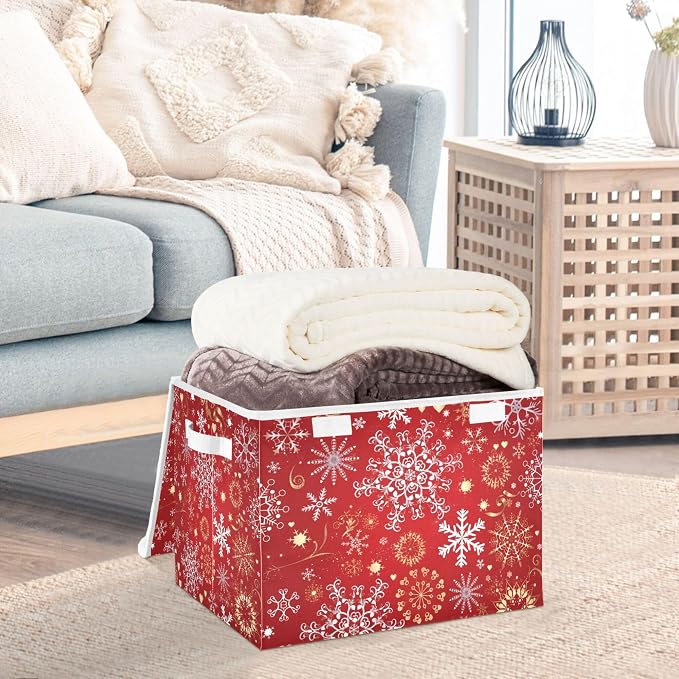 Christmas Snowflakes Storage Bins - Image 5