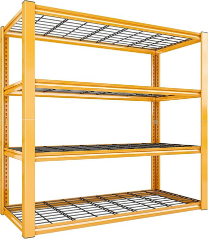 REIBII 40" W Yellow Garage Shelving by REIBII