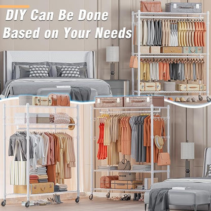 Homdox 3 Tier Garment Rack - Image 4