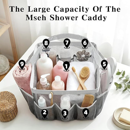 Mesh Shower Caddy, Portable Shower Caddy Bag - Image 3