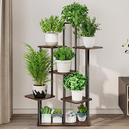 AZERPIAN Plant Stand 7 Tier Indoor Metal Flower Shelf - Image 3