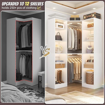 Besiost Corner Closet System - Image 3