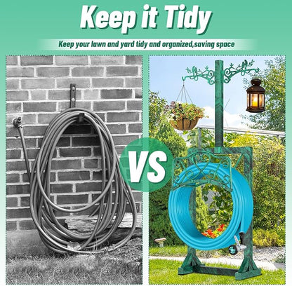 Garden Hose Holder for Outside, Upgraded Water Hose Holders - Image 6