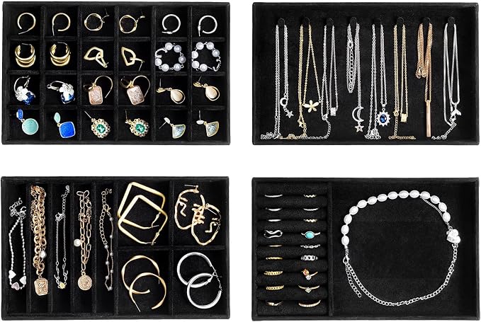 ProCase Stackable Jewelry Organizer Trays by ProCase