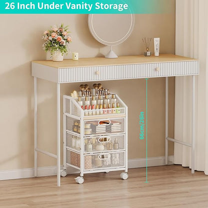 HapiRm Rolling Makeup Cart Organizer - Image 3