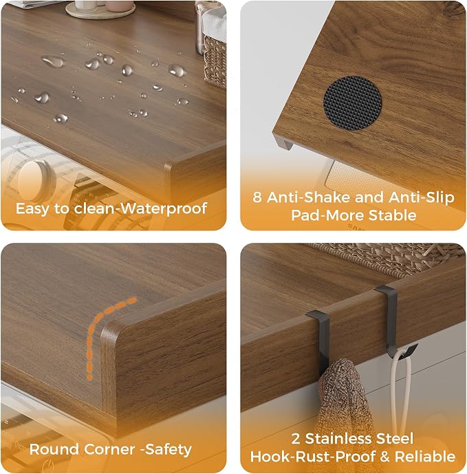 Washer Dryer Countertop, Wood Countertop - Image 5