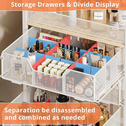 4-Tier Rolling Utility Cart - Image 2