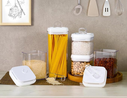 Felli Flip Tite Food Storage Container 5" LARGE 5pk Set + No Residue Label - Image 2