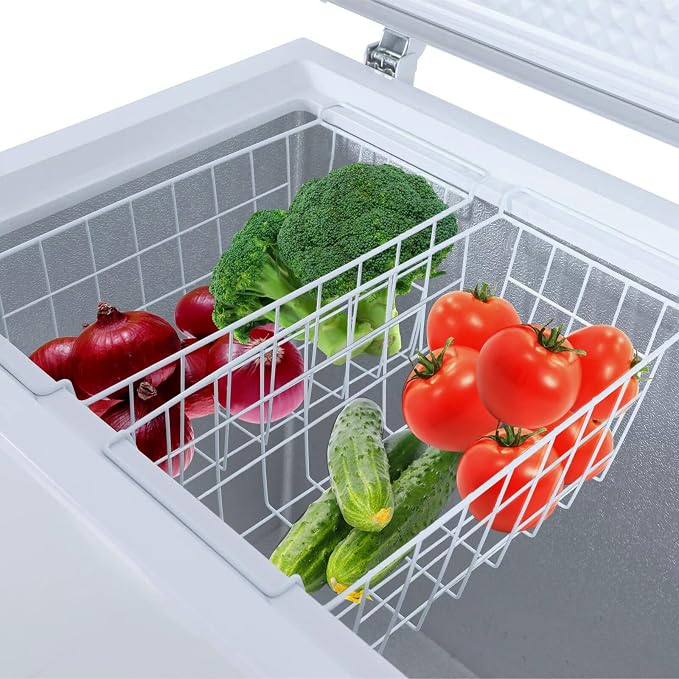 Chest Freezer Baskets 15.5 Inch, Chest Freezer Organizer Bins Metal Wire - Image 6