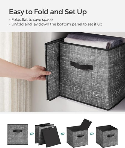 SONGMICS Storage Cubes, 13-Inch Non-Woven Fabric Bins - Image 6
