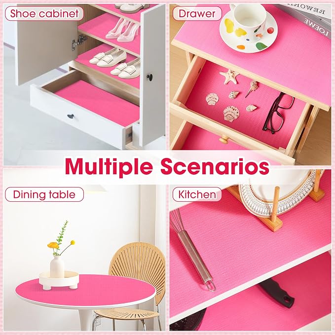 Drawer and Shelf Liner, Non-Slip Kitchen Cabinet Liners Non-Adhesive Thick - Image 9
