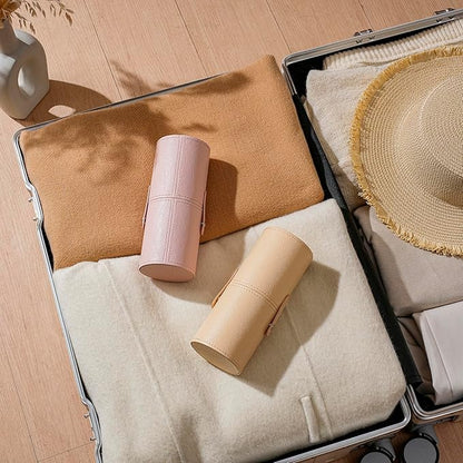 Portable Makeup Brush Holder, Waterproof PU Leather Travel Makeup Brush Case - Image 7