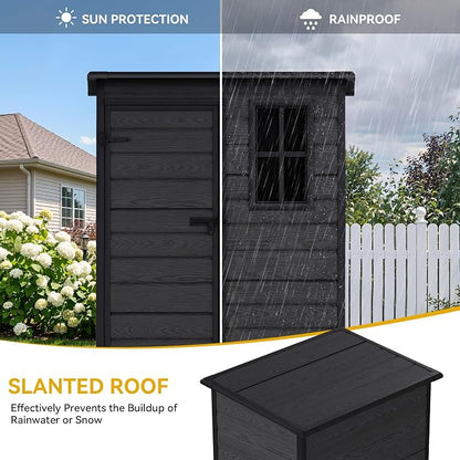 DWVO 5x3 FT Outdoor Storage Shed - Image 7