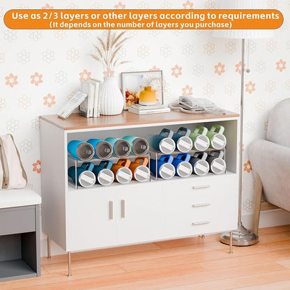 Yieach Stackable Water Bottle Organizer - Image 4