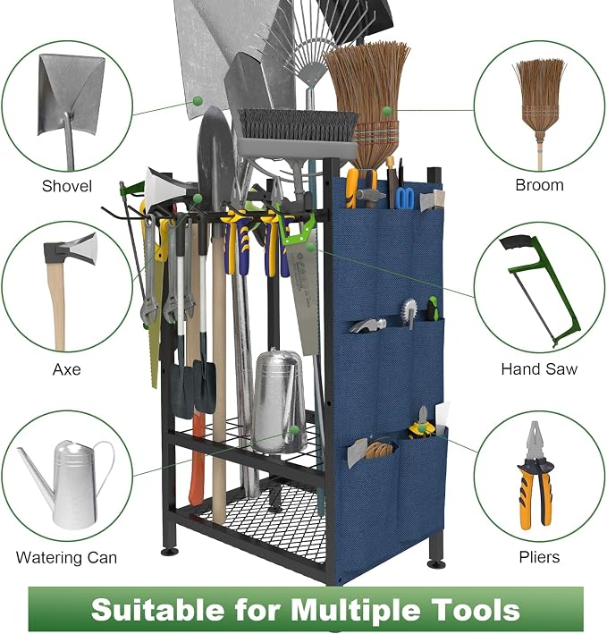 Garden Tool Organizer, Garden Yard Tool Rack - Image 5