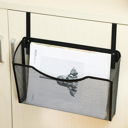 Tenceur 3 Pcs Mesh Letter Wall File Folder Cubicle File Holder Hanging Wall - Image 4