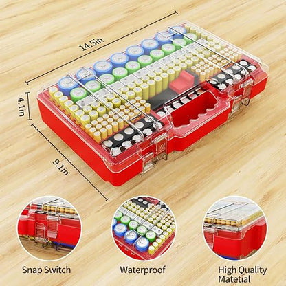 Battery Organizer Storage Holder Box Case - Image 6