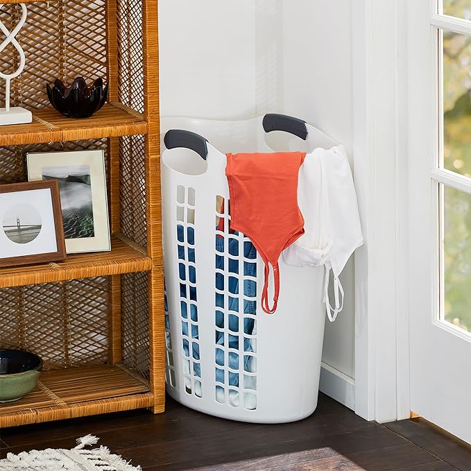 Gracious Living Laundry Basket, Easy Carry Flex Collapsible Hamper, 87.5 Liters - Image 7