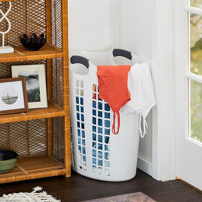 Gracious Living Laundry Basket, Easy Carry Flex Collapsible Hamper, 87.5 Liters - Image 7