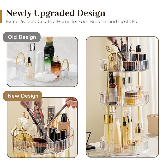 Aveniee 360° Rotating Makeup Organizer - Image 2