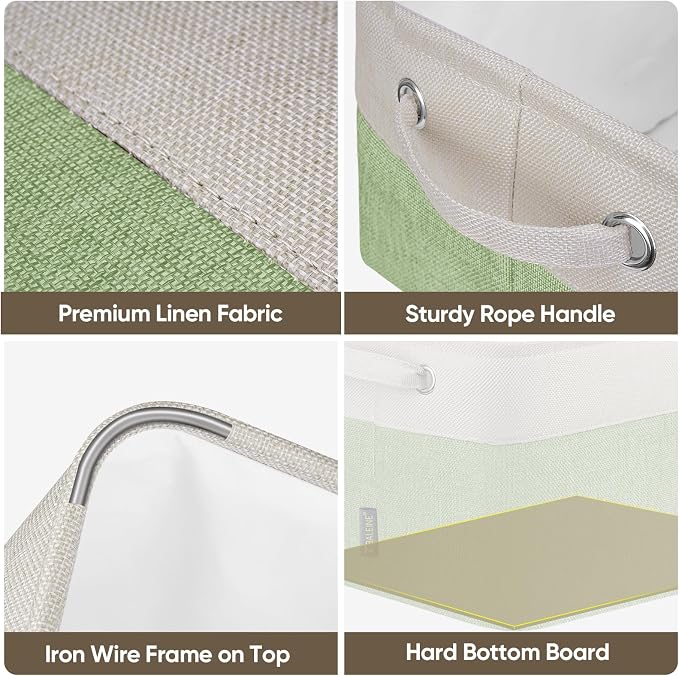 BALEINE 4 Pack Fabric Storage Bins - Image 4