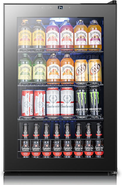 Yeego Beverage Refrigerator Cooler, 155 Cans Mini Fridge by Yeego