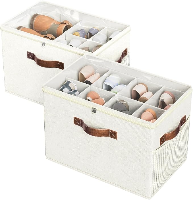 Budding Joy 2 Pack Shoe Organizer by BuddingJoy-BuildaJoyfulLifeforYou