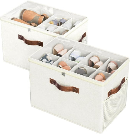 Budding Joy 2 Pack Shoe Organizer by BuddingJoy-BuildaJoyfulLifeforYou