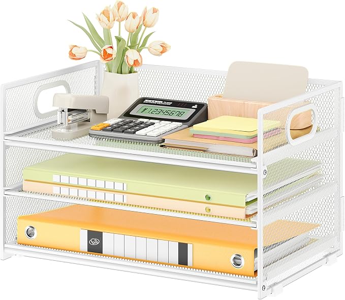 Subekyu 3 Tier Letter Tray Paper Organizer by SUBEKYU