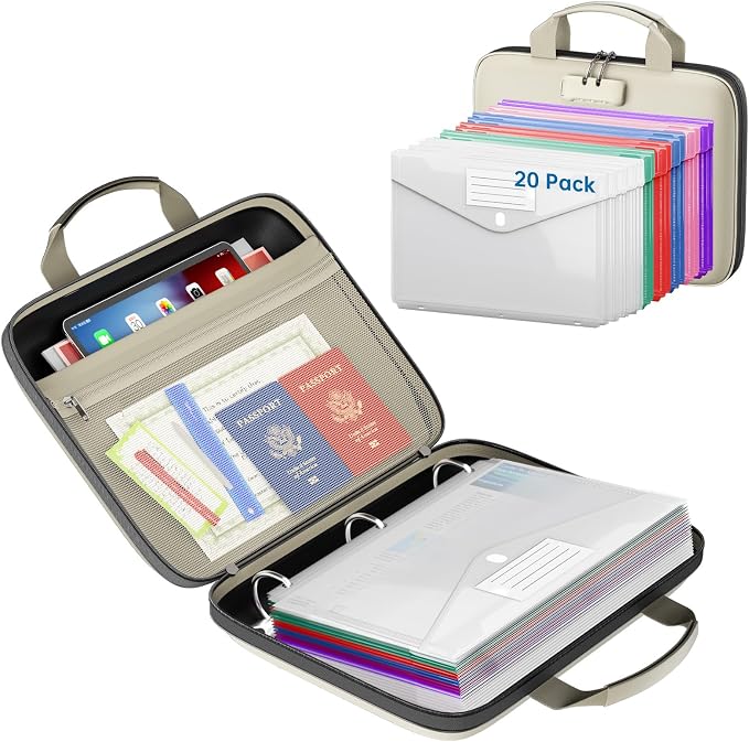 Fireproof Binder Organizer by ZOOPIP