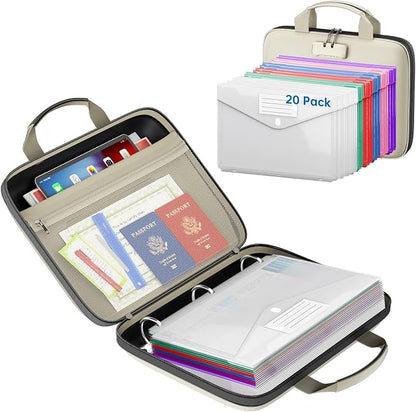 Fireproof Binder Organizer by ZOOPIP