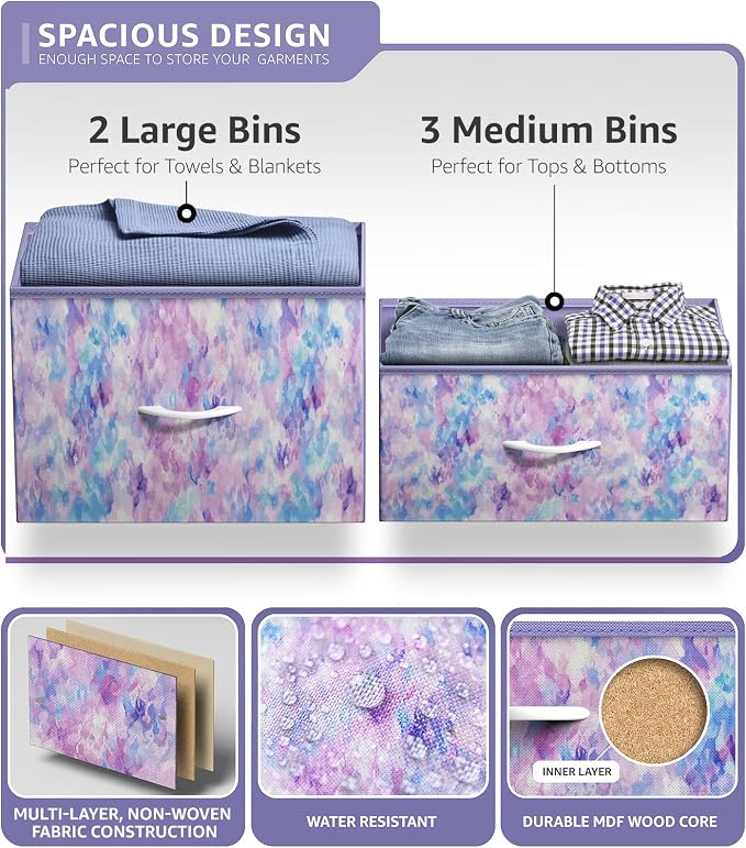 Sorbus Kids Dresser with 5 Drawers - Image 5